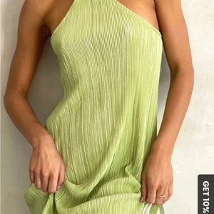 Commense mini green dress